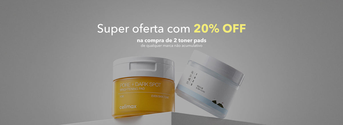 Na compra de 2 ou mais Toner Pads ganhe 20%off