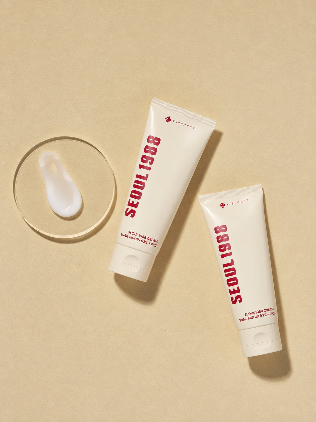 K-Secret Seoul 1988 Cream: Snail Mucin 93% +rice 100ml