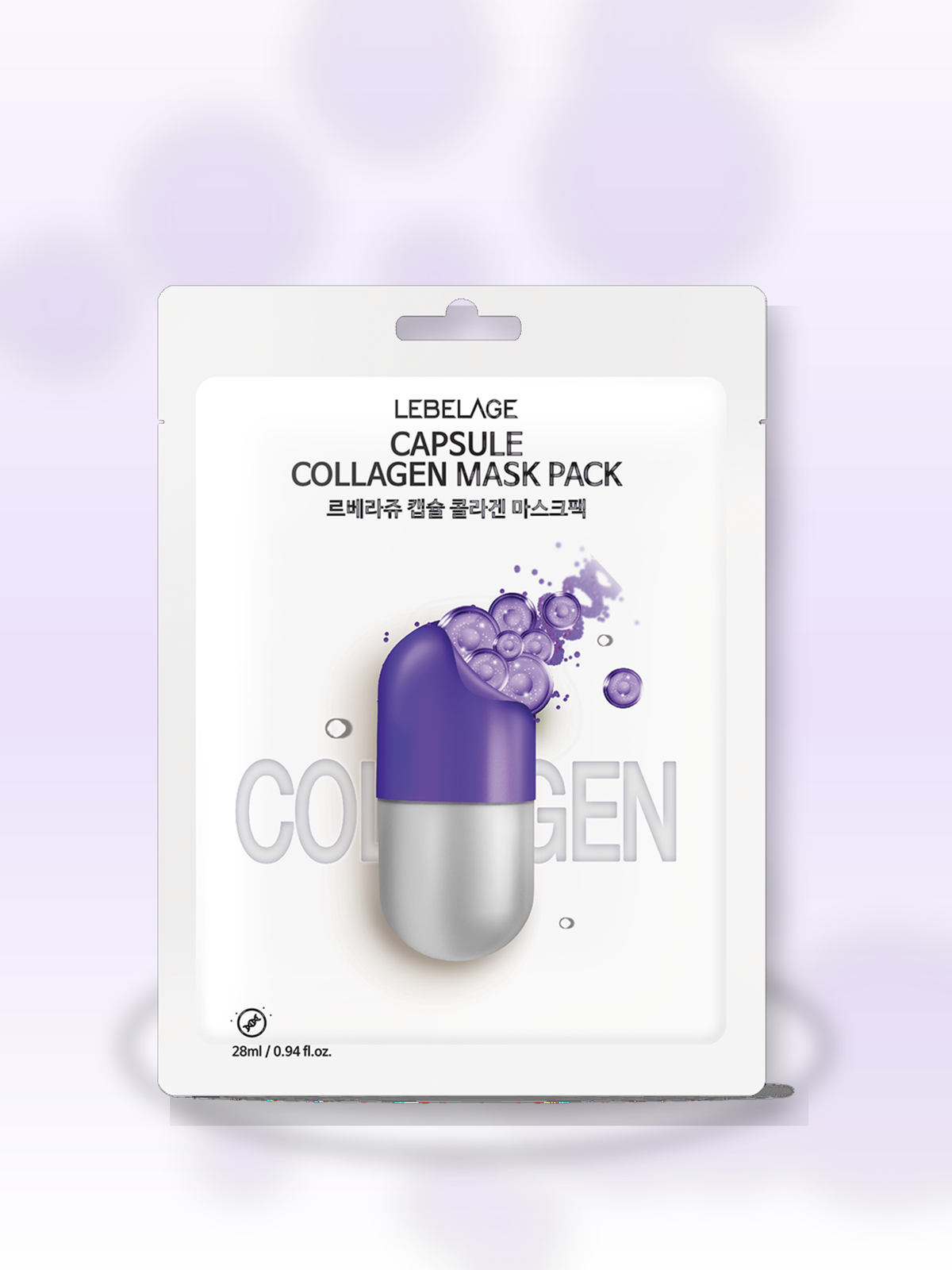 Lebelage Máscara Premium De Hidratação De Cápsula De Colágeno 28ml