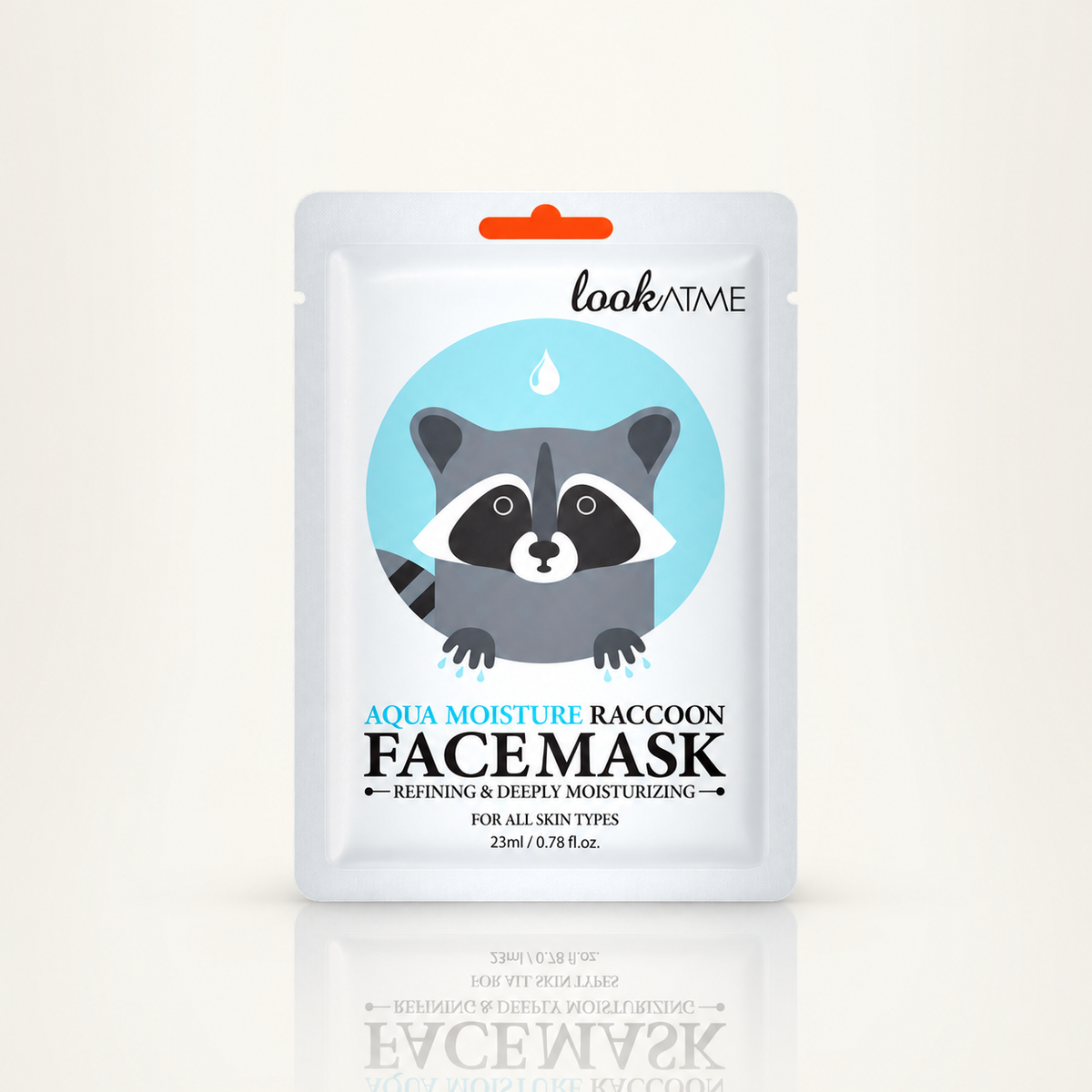 Look At Me Aqua Moisture Raccoon Face Mask