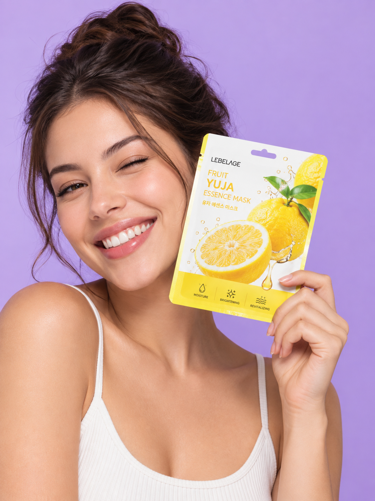 Lebelage Máscara De Hidratação Essência De Yuja 28ml