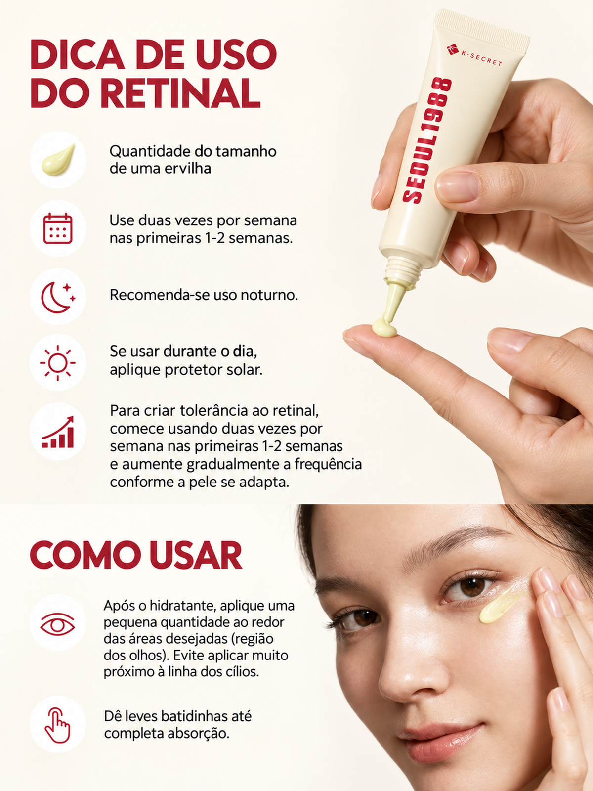 K-Secret Seoul 1988 Eye Cream: Retinal Liposome 4% + Fermented Bean 30ml