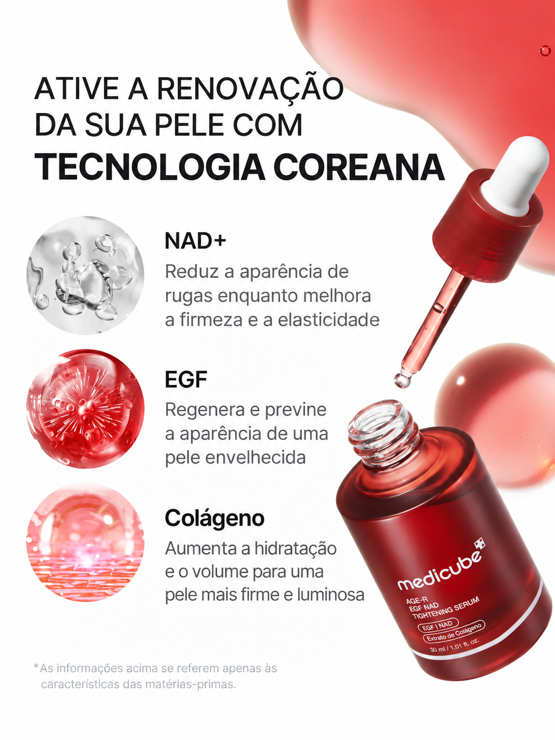 Medicube Sérum Firmador com EGF + NAD 30ml