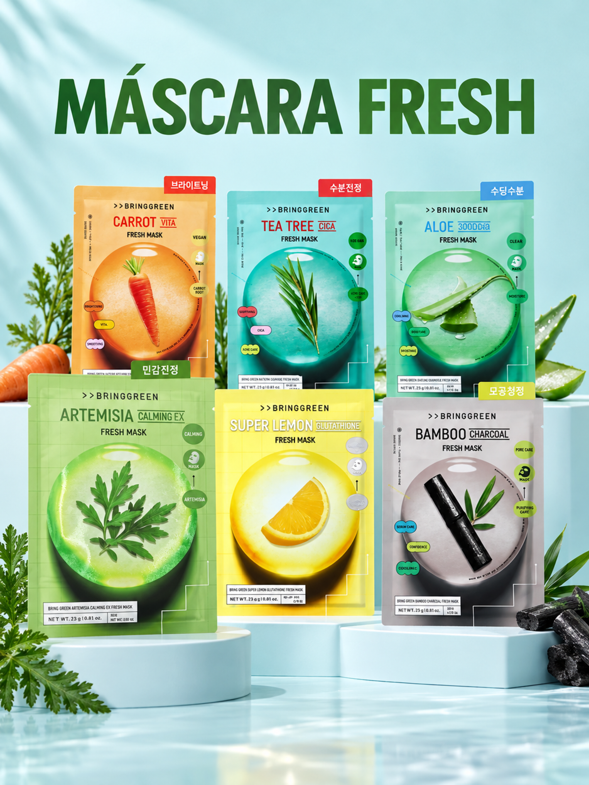 Bringgreen Fresh Mask Artemísia e Cera 20g