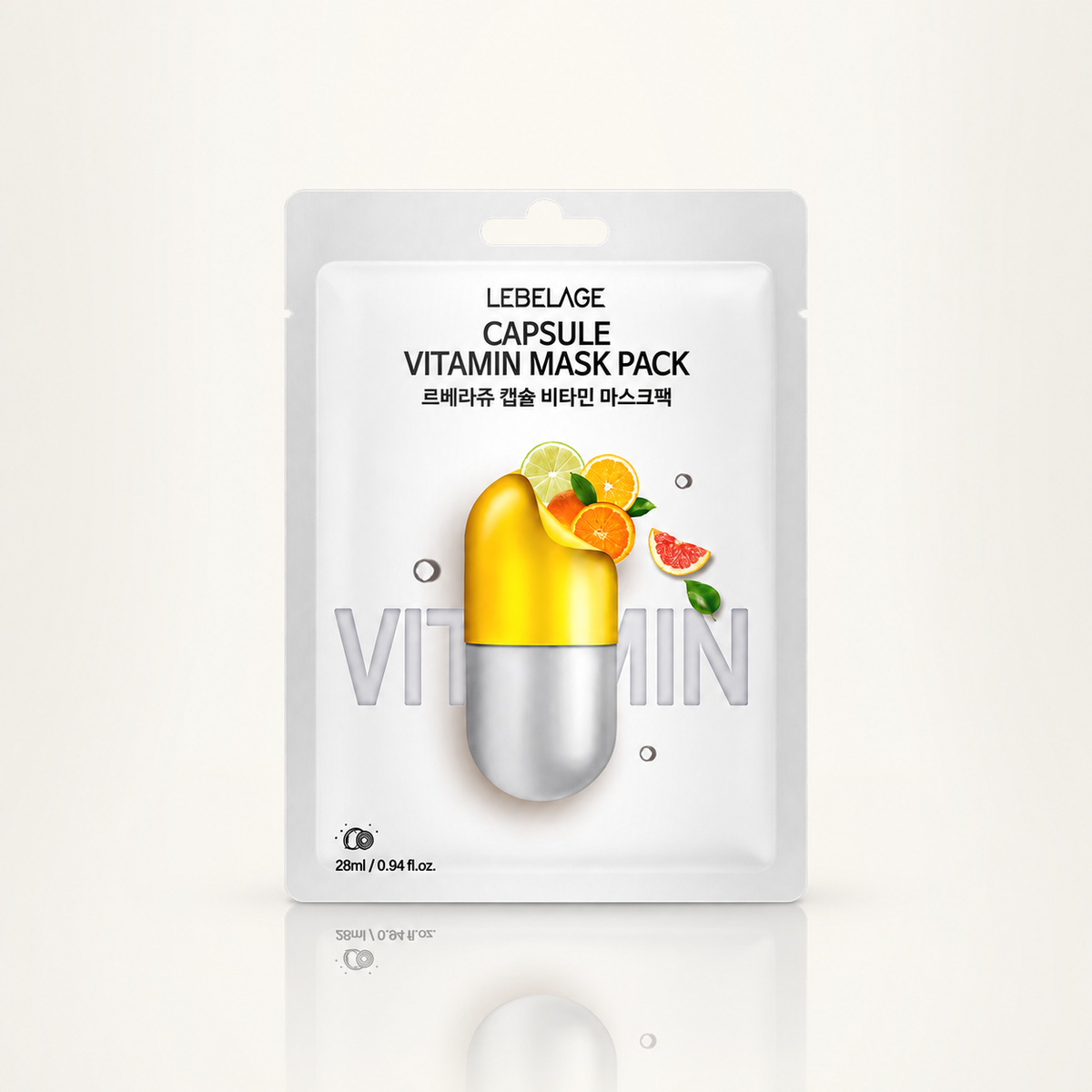 Lebelage Máscara Premium De Hidratação Cápsula De Vitaminas 28ml