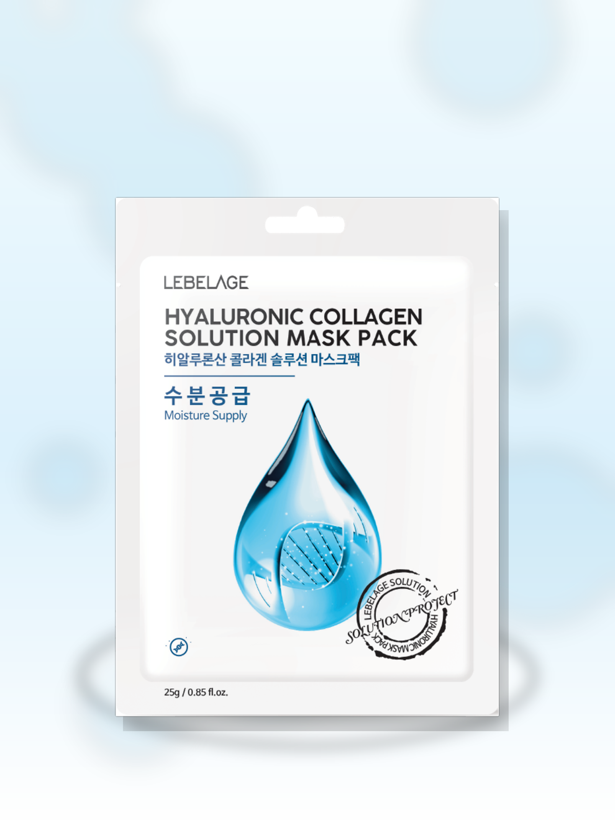 Lebelage Máscara Facial De Colágeno E Ácido Hialurônico 23ml