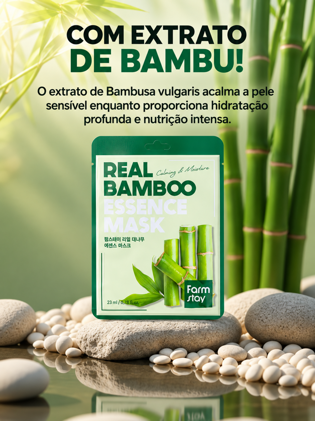 Farmstay Máscara Facial De Bambu 23ml