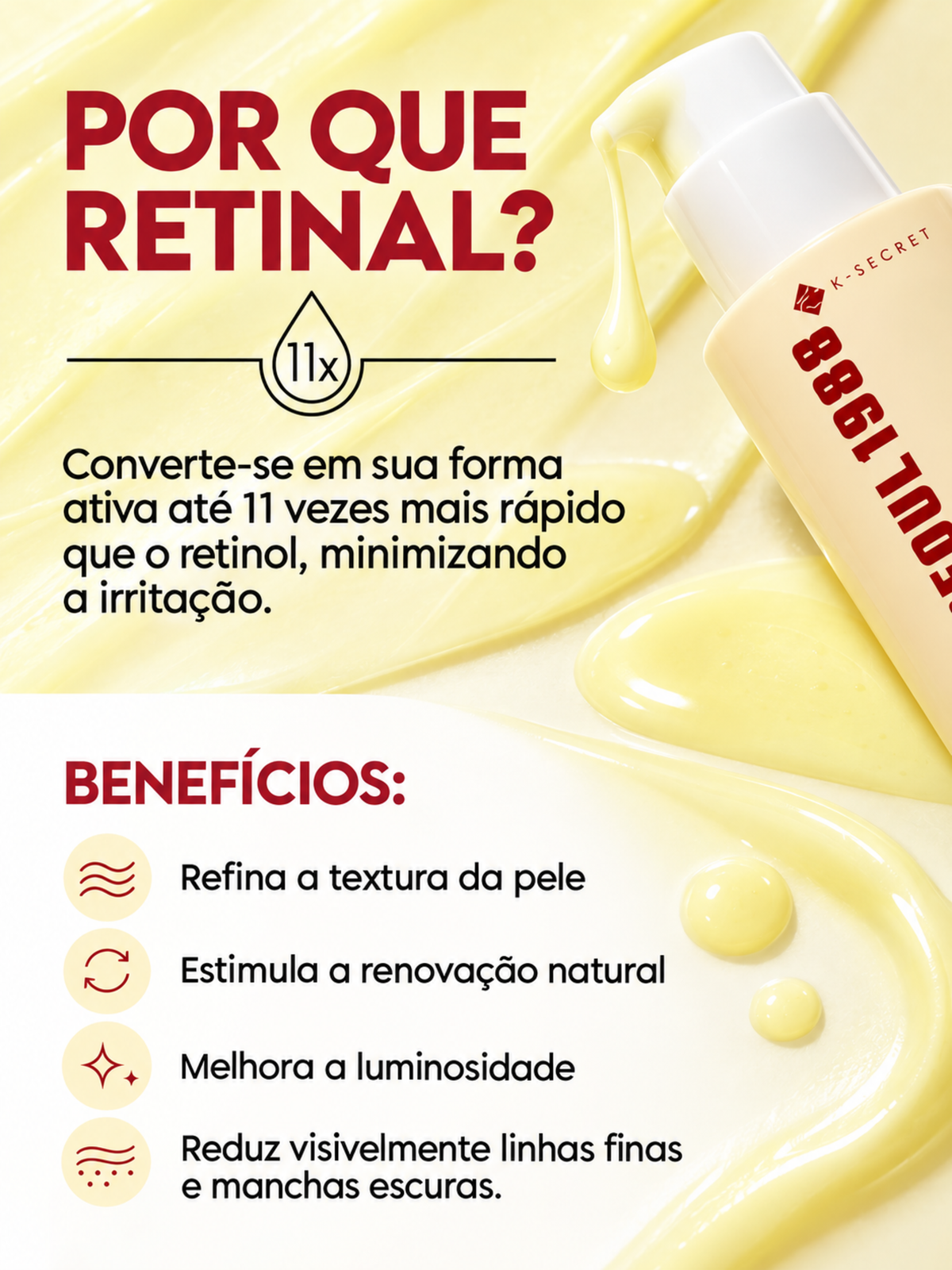 K-Secret Seoul 1988 Serum: Retinal Liposome 2% + Black Ginseng 30ml