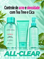 Bringgreen Tea Tree Cica Espuma de Limpeza Profunda 120ml