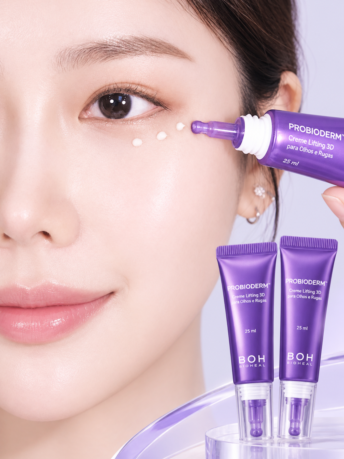 Bioheal BOH Probioderm Creme Lifting 3D para Olhos e Rugas 25ml x2