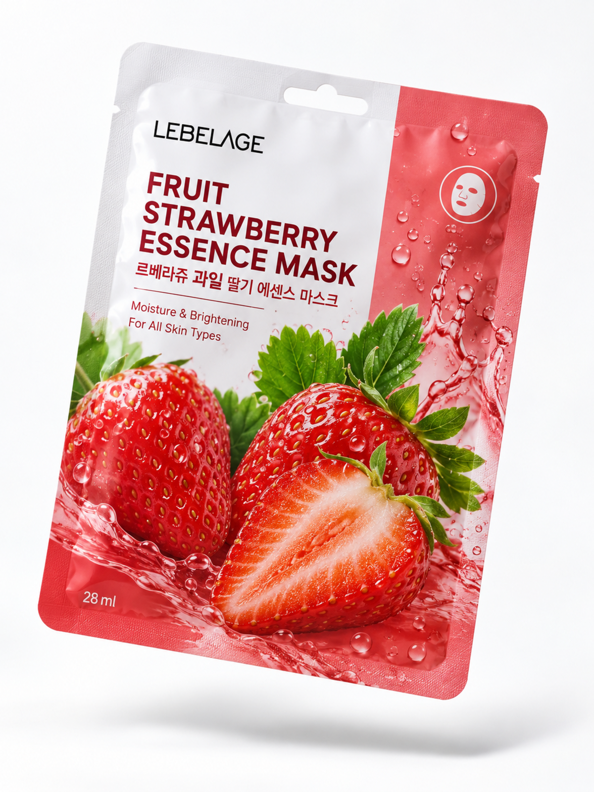 Lebelage Máscara De Hidratação Essência De Morango 28ml