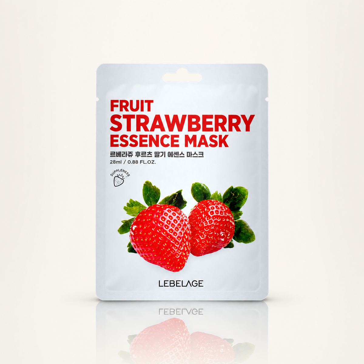 Lebelage Máscara De Hidratação Essência De Morango 28ml