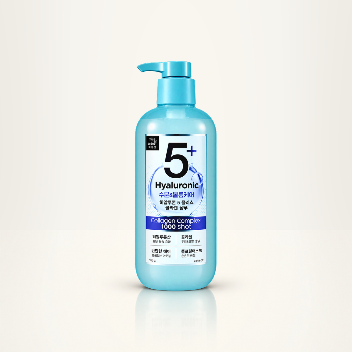 Miseenscène Hyaluronic 5 Plus Collagen Shamp 700g