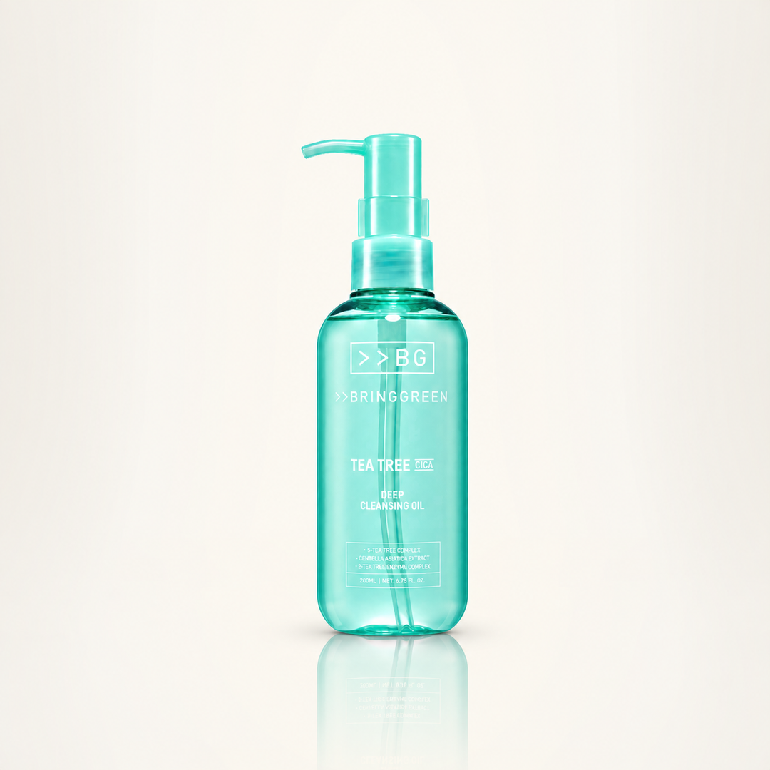 Bringgreen Tea Tree Cica Óleo de Limpeza Facial Profunda 200ml