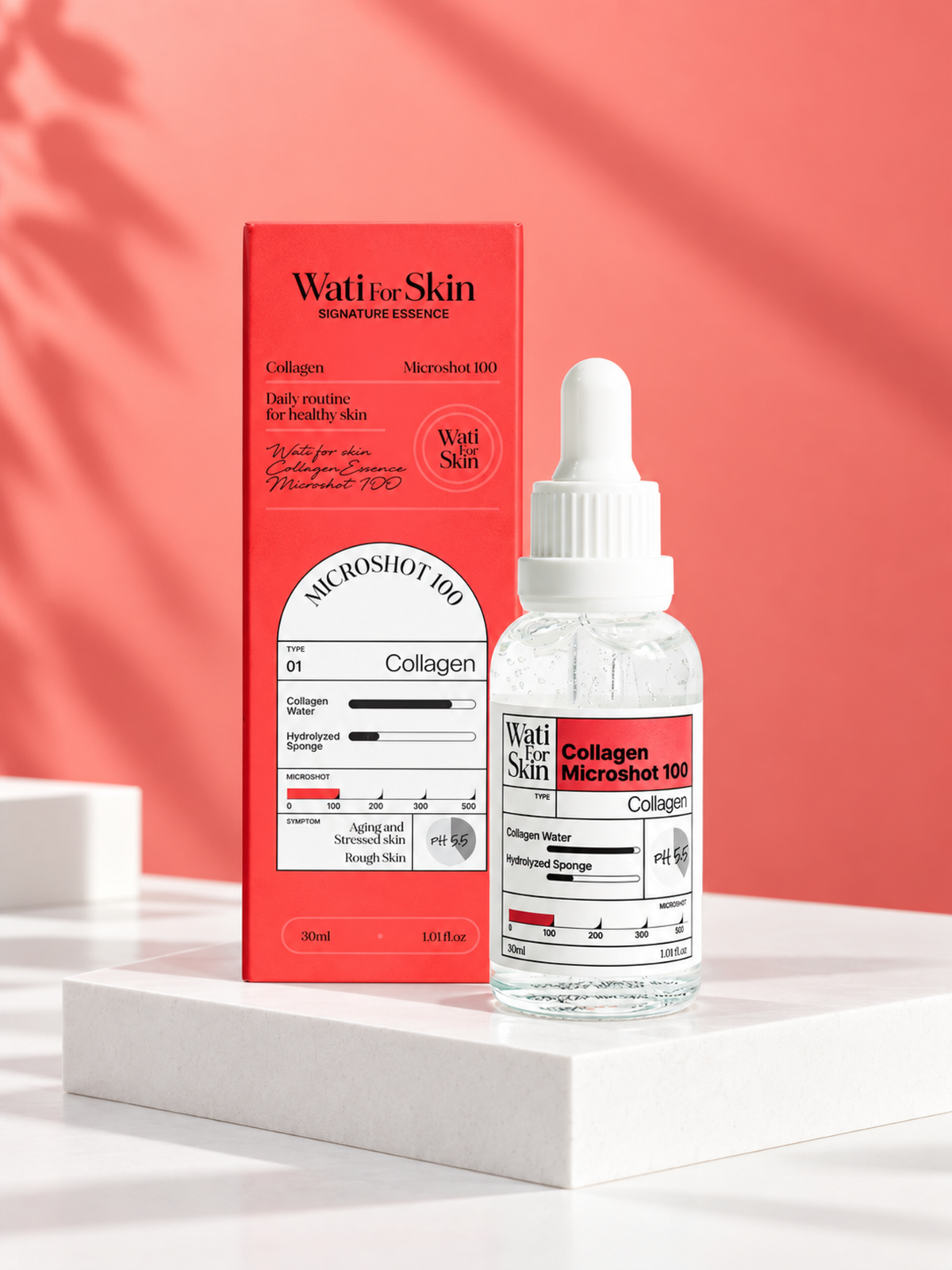 WATI FOR SKIN Collagen Essence Micro Spicule 100 30ml