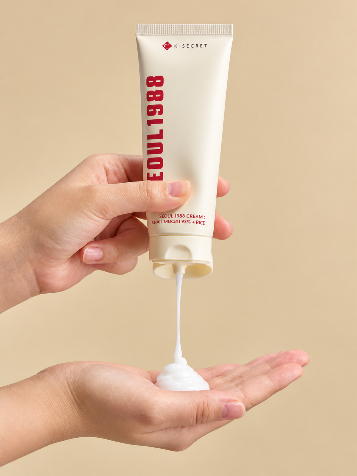 K-Secret Seoul 1988 Cream: Snail Mucin 93% +rice 100ml