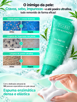 Bringgreen Tea Tree Cica Espuma de Limpeza Profunda 120ml
