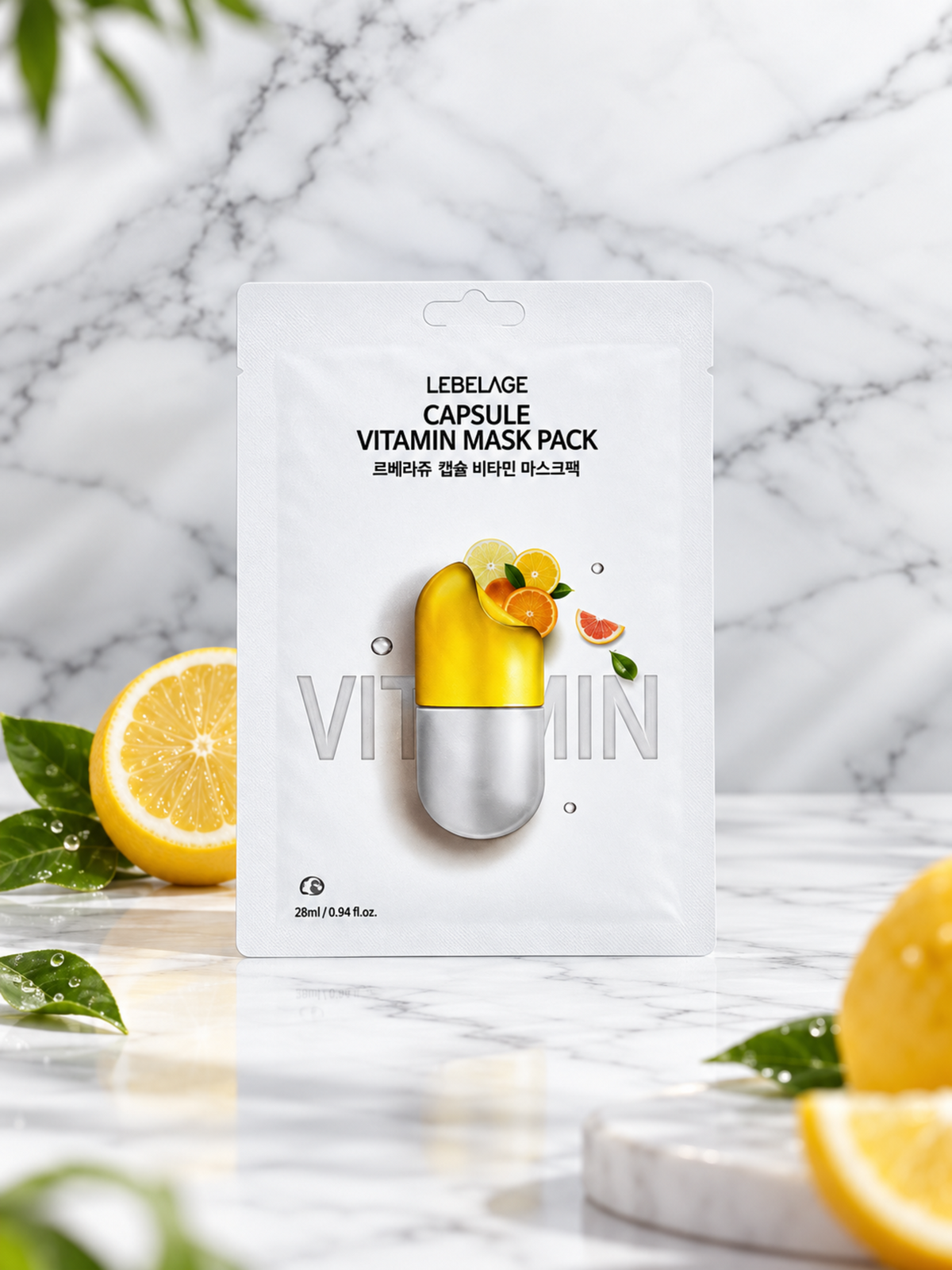 Lebelage Máscara Premium De Hidratação Cápsula De Vitaminas 28ml