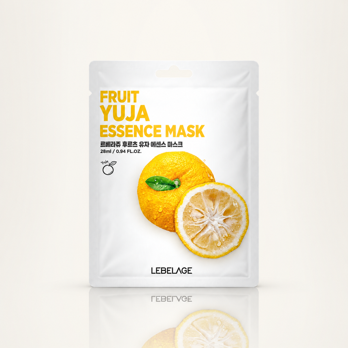 Lebelage Máscara De Hidratação Essência De Yuja 28ml