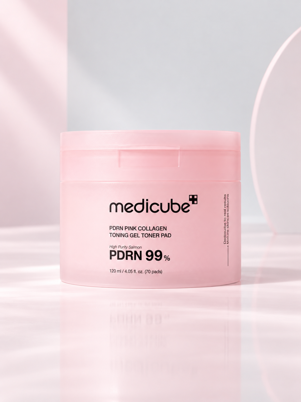 Medicube PDRN Pink Collagen Toning Gel Toner Pad 120ml