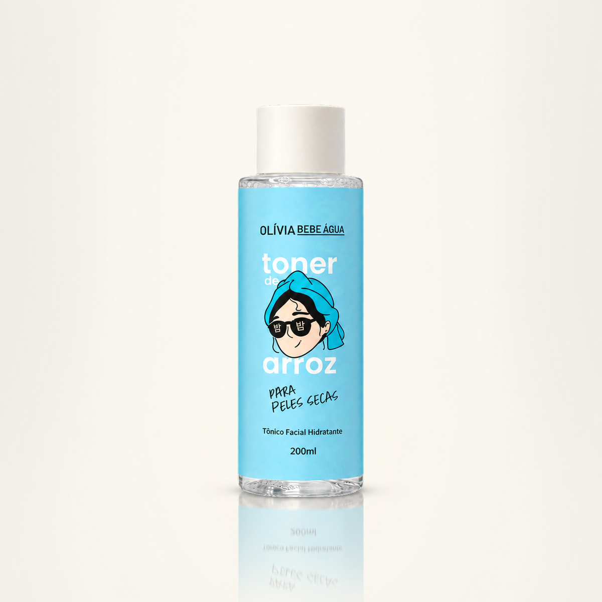 Olívia Bebe Água Tônico Facial Hidratante para Pele Seca 200ml