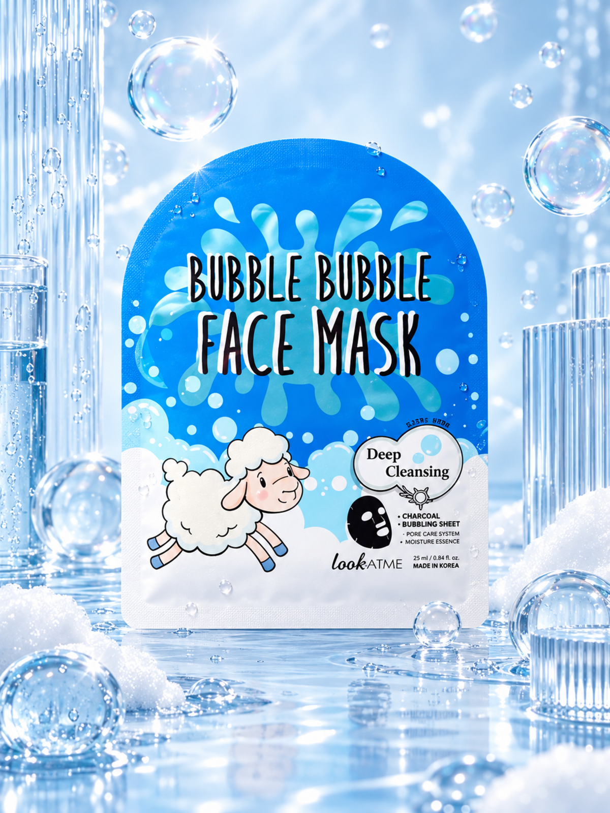 Look At Me Bubble Bubble Tencel Face Mask