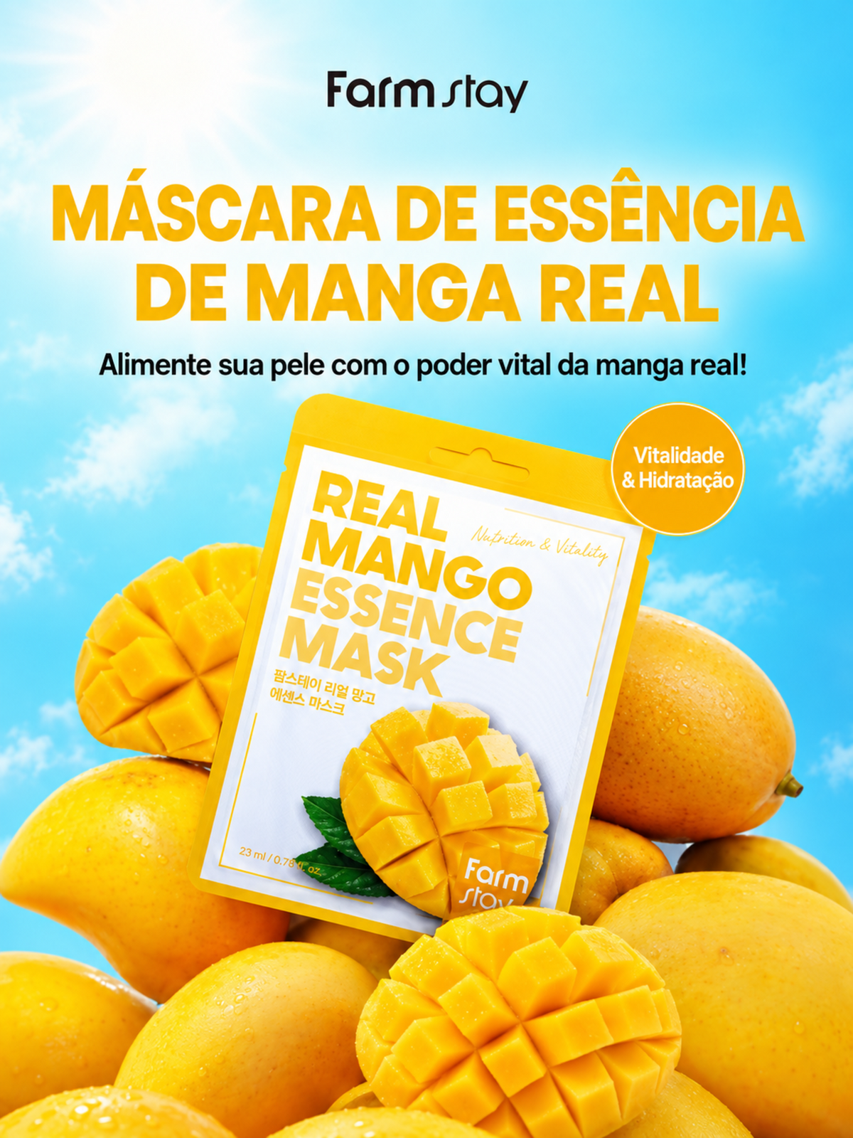 Farmstay Máscara Facial De Manga 23ml
