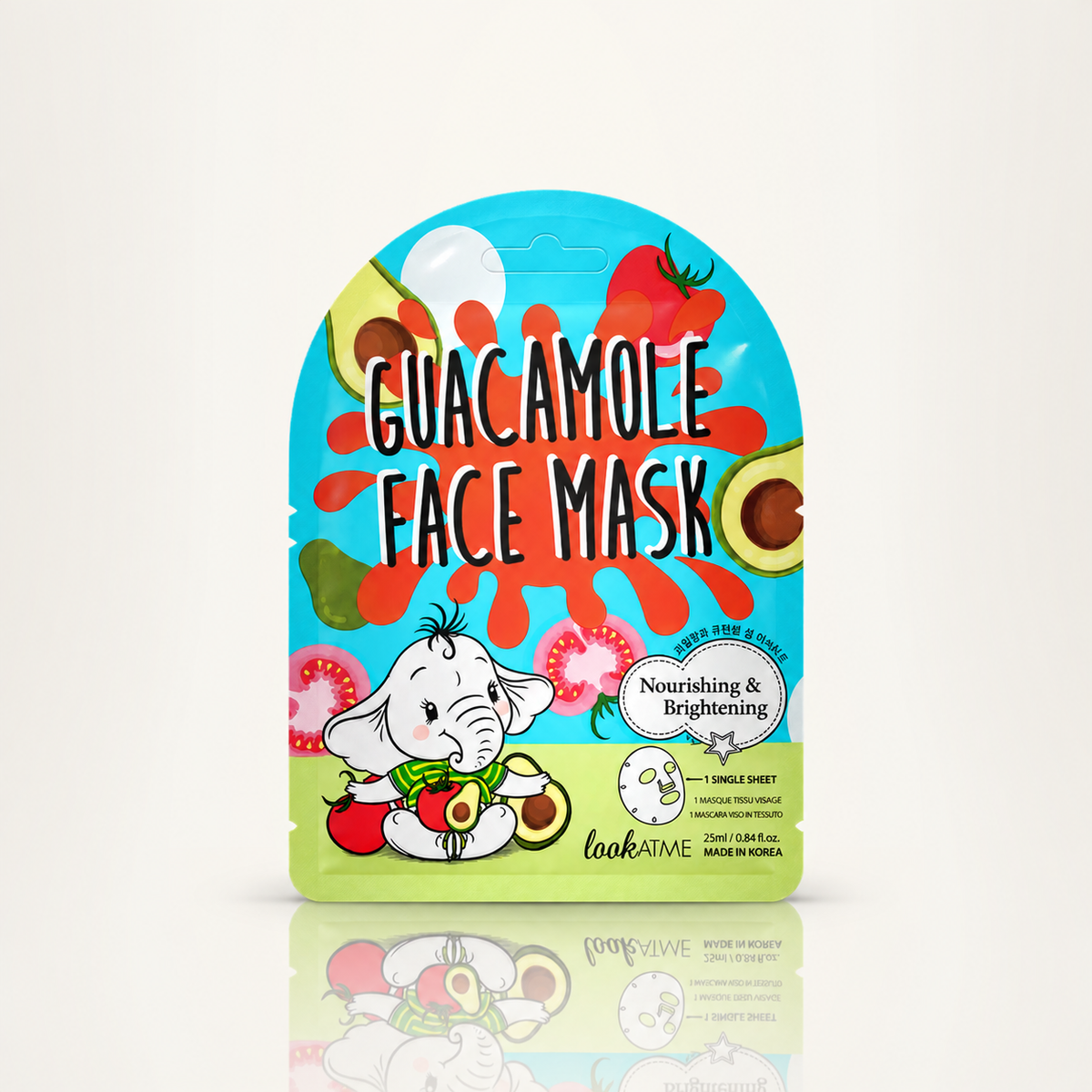 Look At Me Guacamole Tencel Face Mask