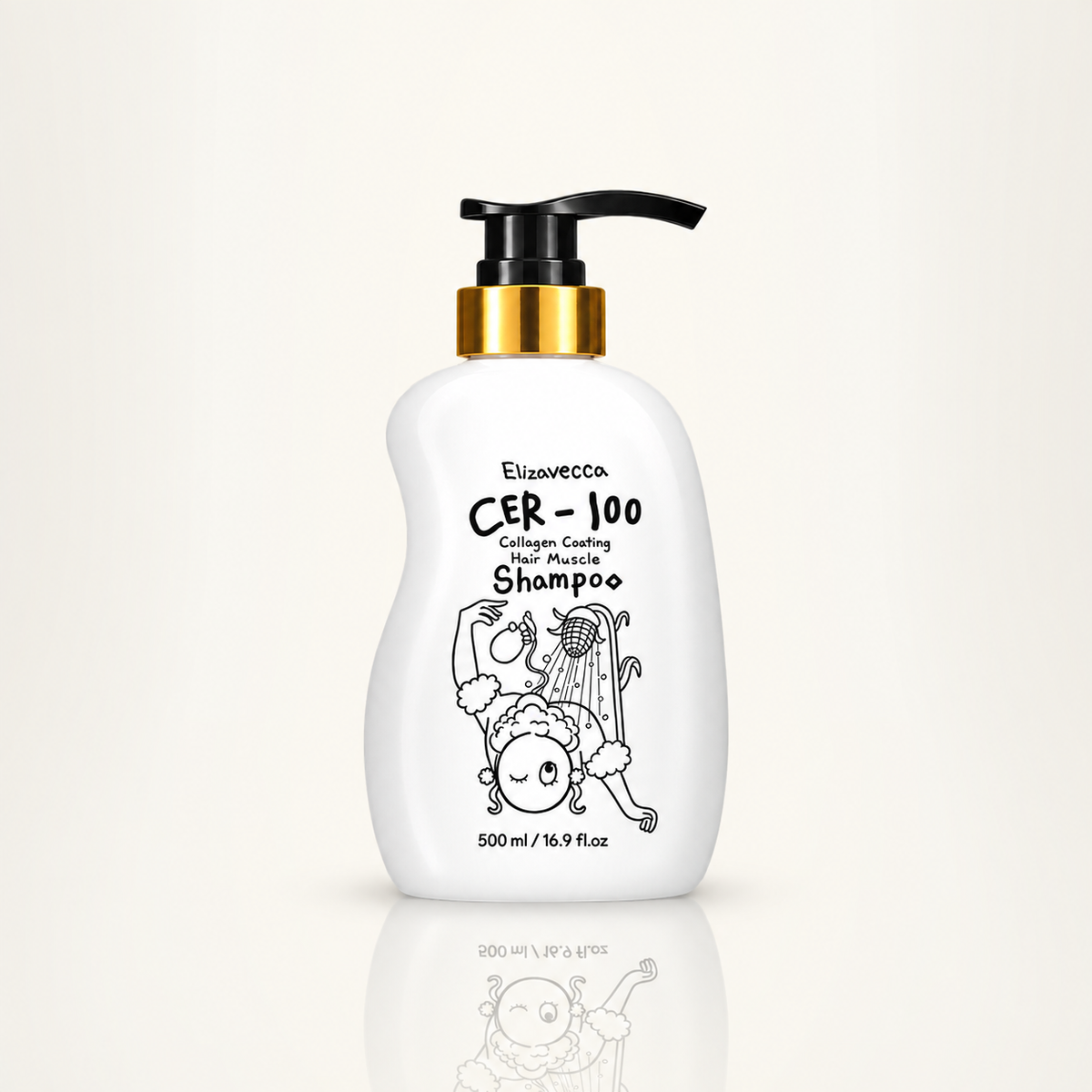 Elizavecca CER-100 Collagen Coating Hair A+ Muscle Shampoo 500ml