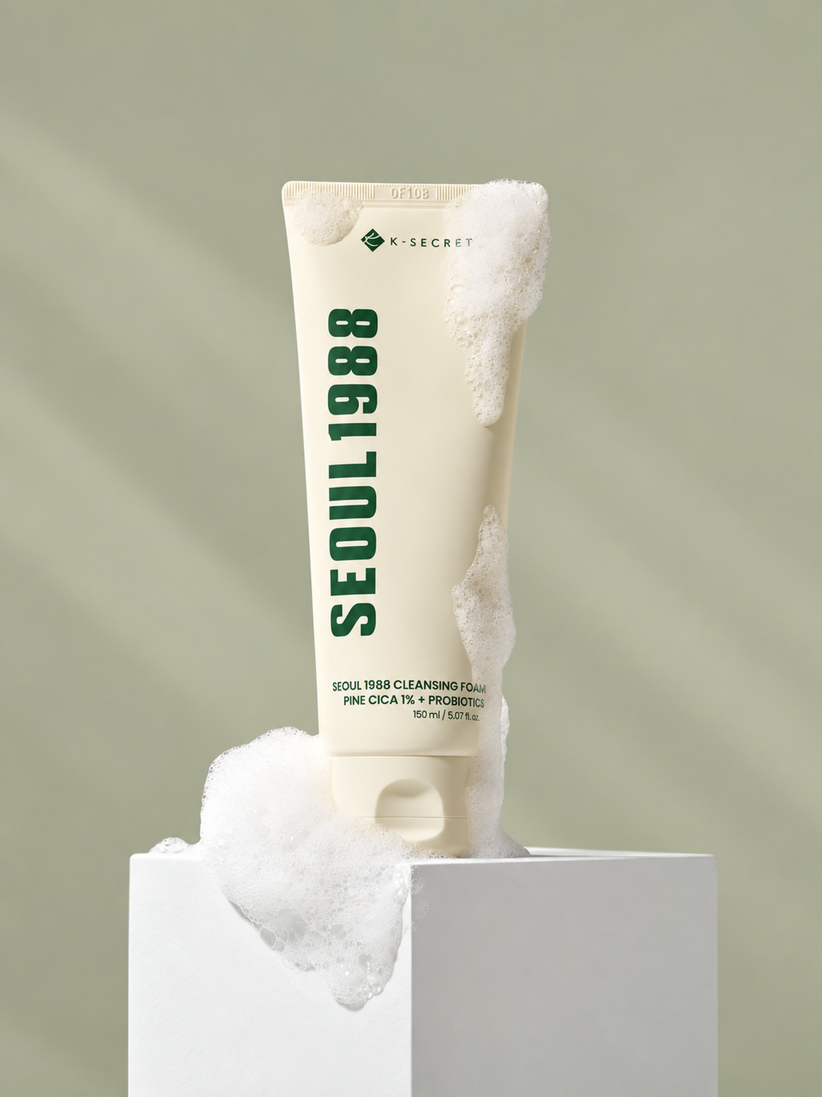 K-Secret Seoul 1988 Cleansing Foam: Pine CICA 1% + Probioticcs 150ml