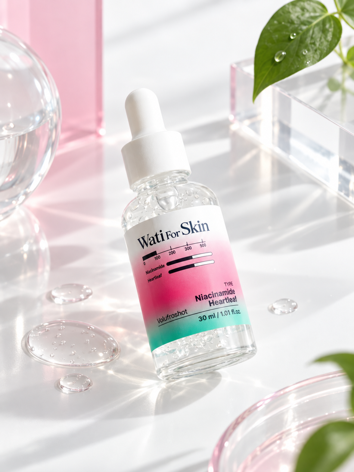 WATI FOR SKIN Niacinamide Heartleaf Volufroshot Ampoule 30ml