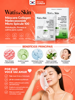 WATI FOR SKIN Collagen Madecassoside Micro Spicule 100 Essence Mask Pack 10x27g