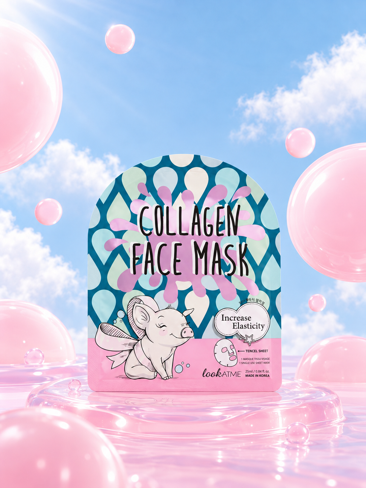 Look At Me Collagen Tencel Face Mask