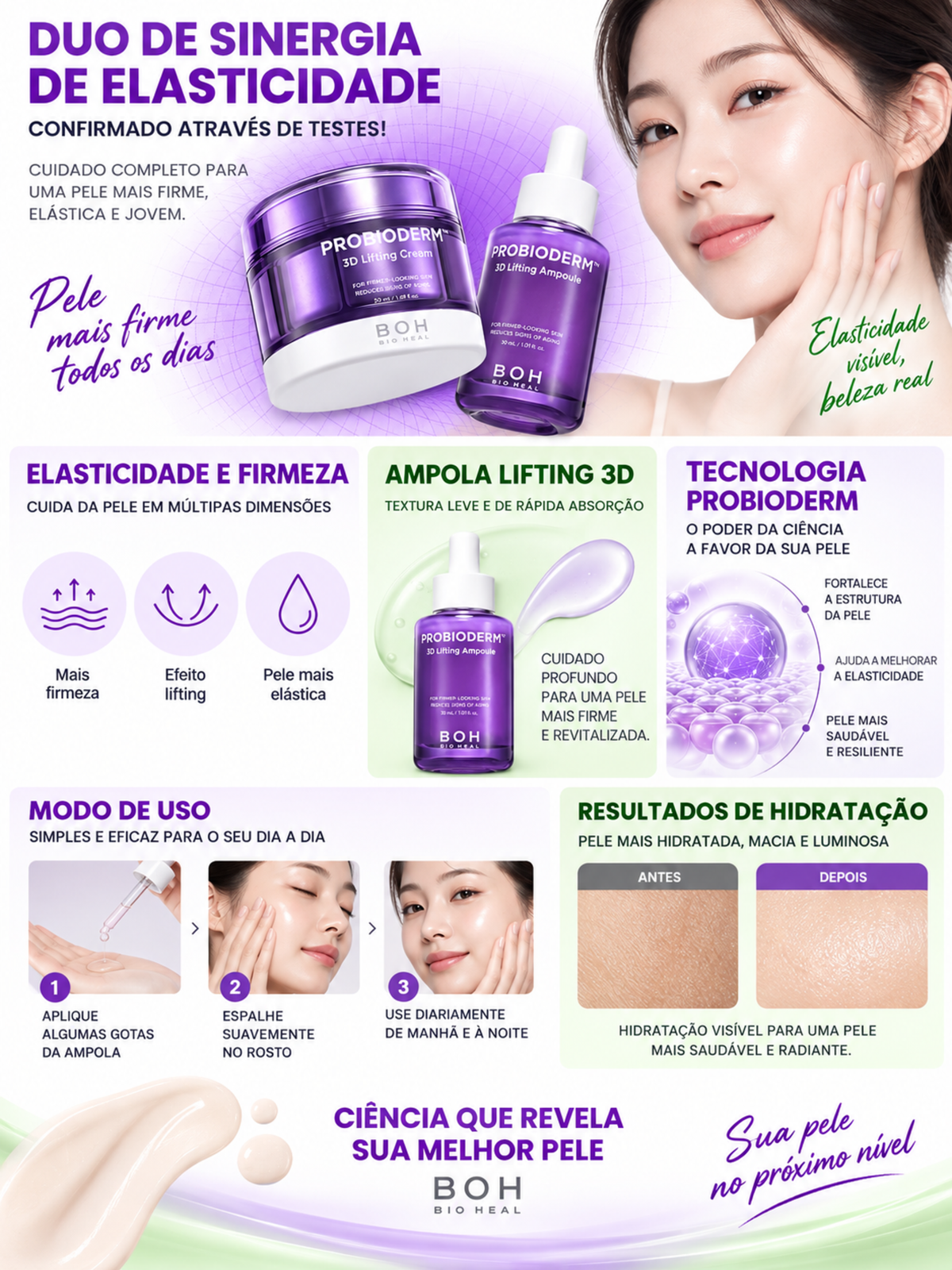 Bioheal BOH Probioderm Ampola Lifting Facial 3D 30ml
