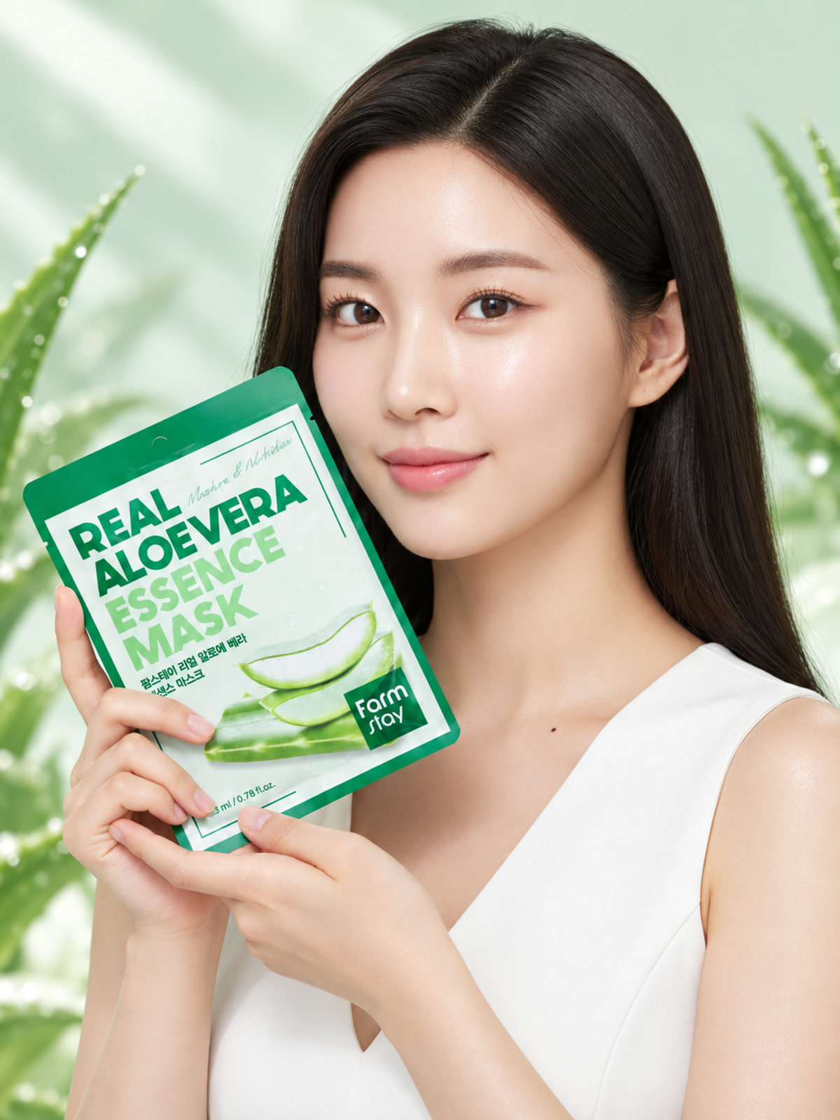 Farmstay Máscara Facial De Aloe Vera 23ml
