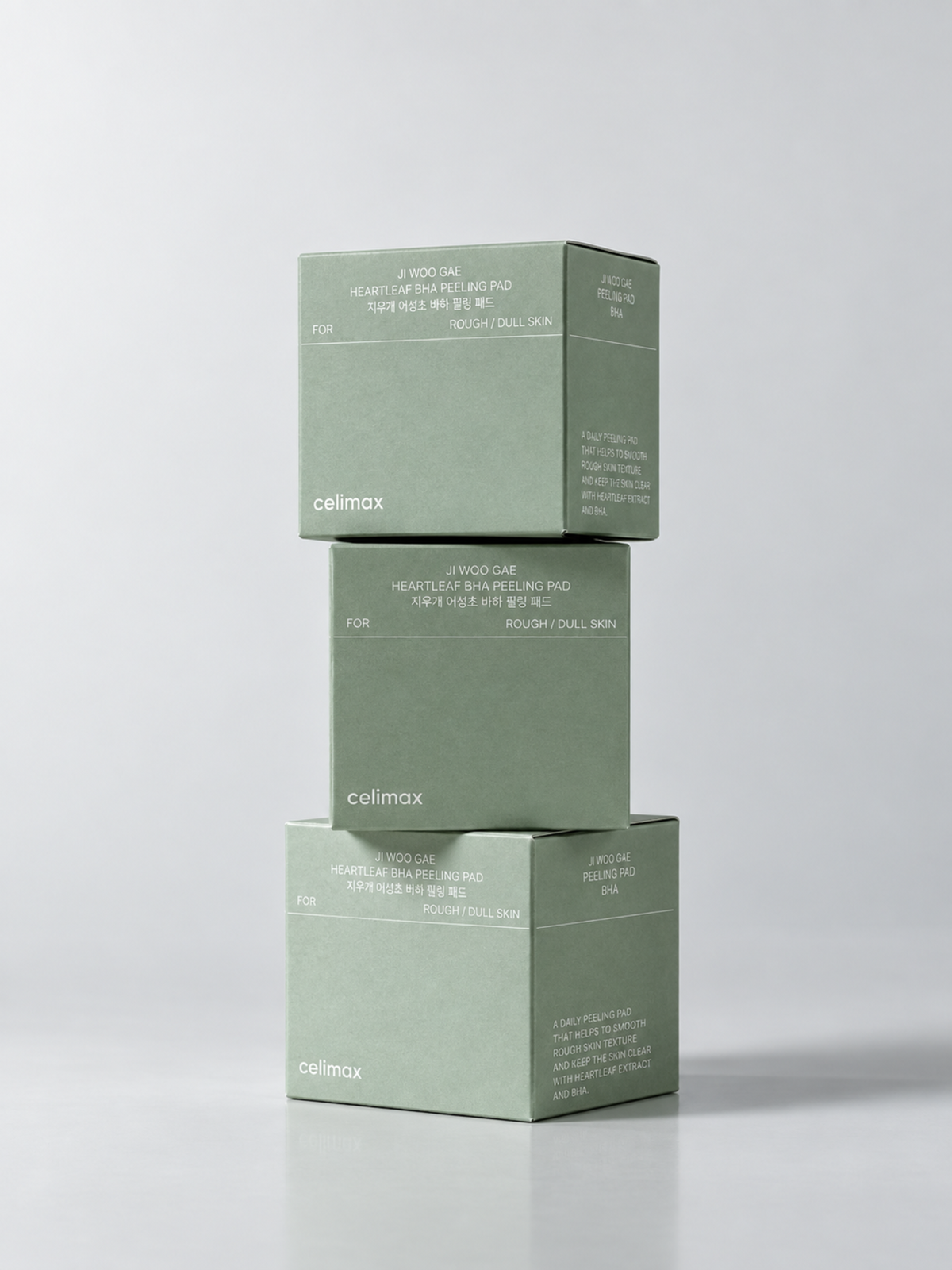 Celimax Pad Ji Woo Gae Heartleaf BHA Peeling 60pads