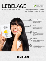 Lebelage Máscara Premium De Hidratação Cápsula De Vitaminas 28ml
