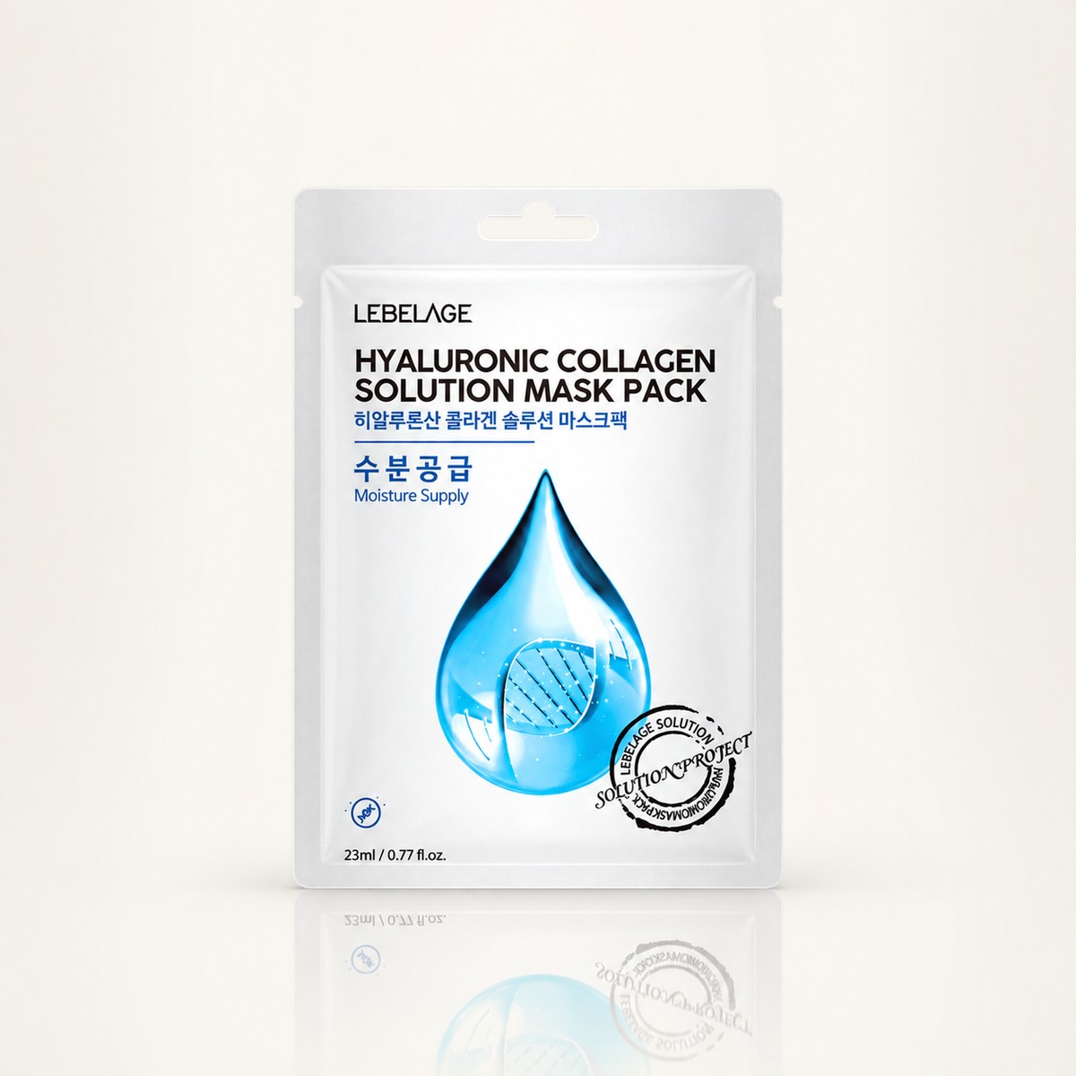 Lebelage Máscara Facial De Colágeno E Ácido Hialurônico 23ml