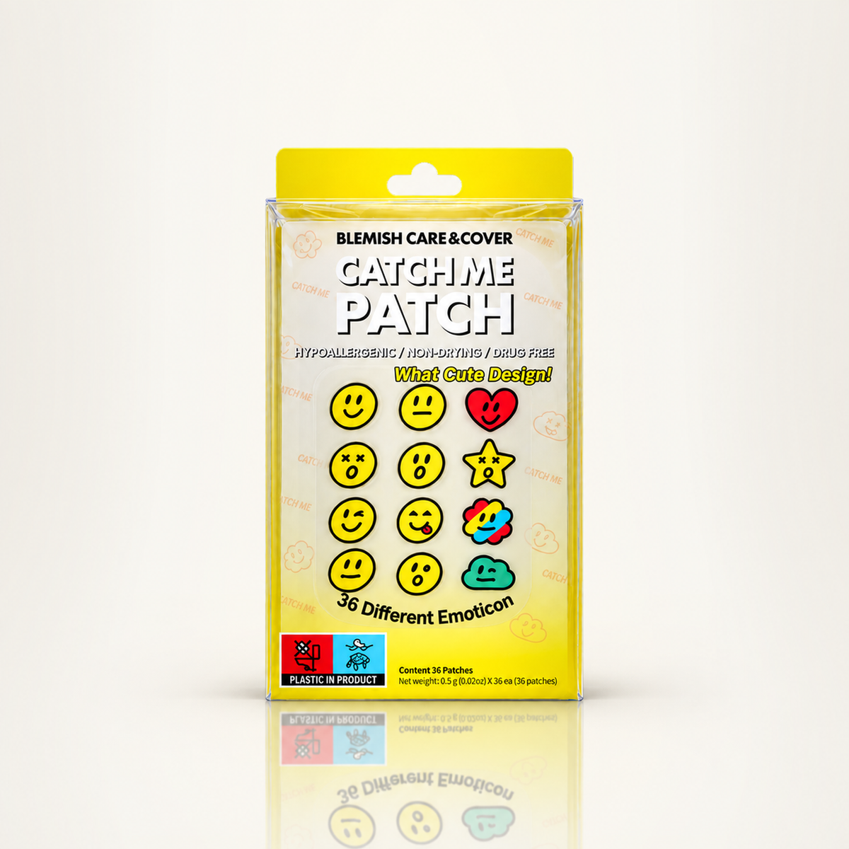 Catch Me Patch Adesivo para Acne Emoticon 36un