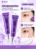 Bioheal BOH Probioderm Creme Lifting 3D para Olhos e Rugas 25ml x2