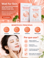 WATI FOR SKIN Collagen Madecassoside Micro Spicule 100 Essence Mask Pack 10x27g