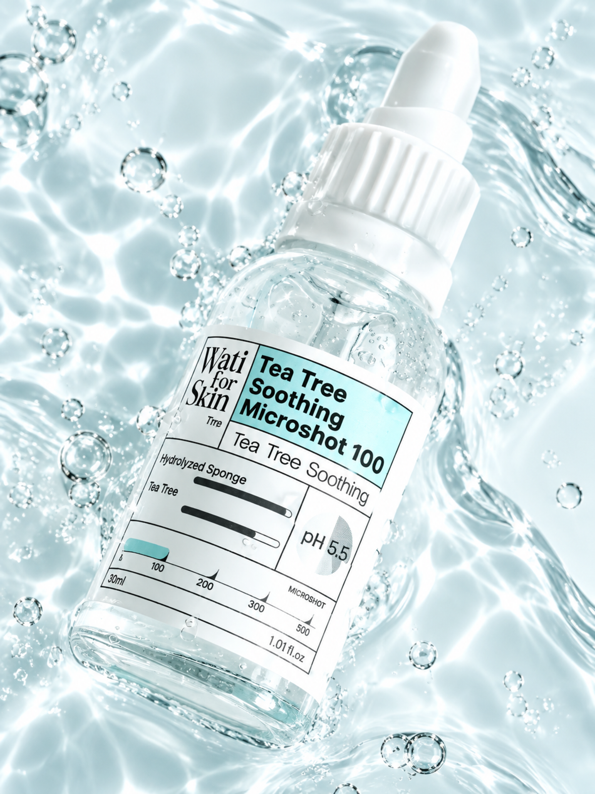 WATI FOR SKIN Tea Tree Soothing Essence Micro Spicule 100 30ml