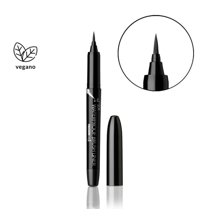 2x waterproof brush liner | preta - imagem 1