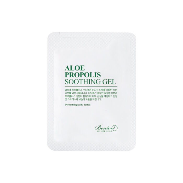 kollab_benton_aloe_propolis_soothing_gel_calmante_hidratante_facial_com_aloe_vera_e_propolis_sache aloe propolis soothing gel | sachê - imagem 1